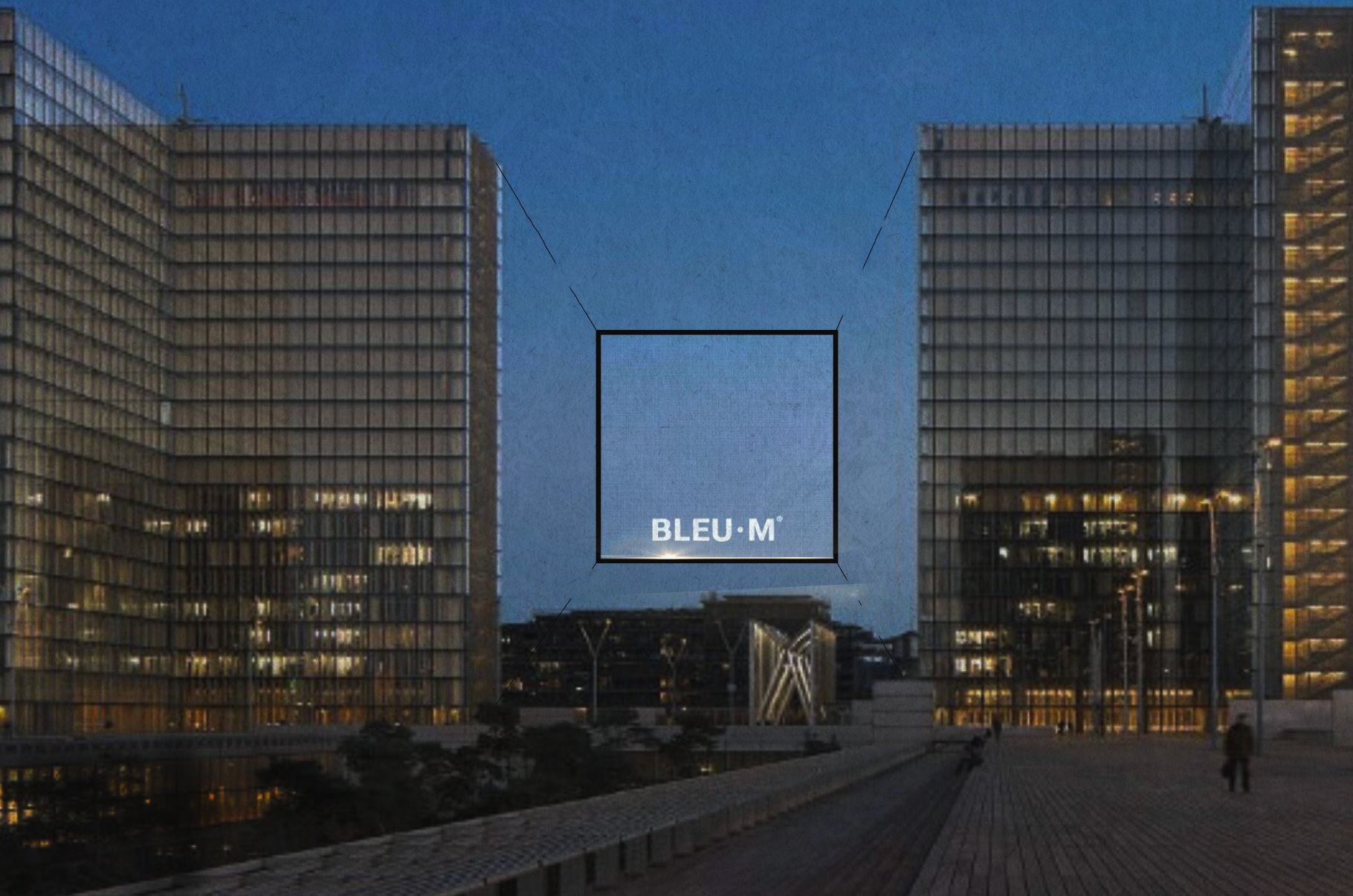 Bleu M & Bibliothèque Nationale Française