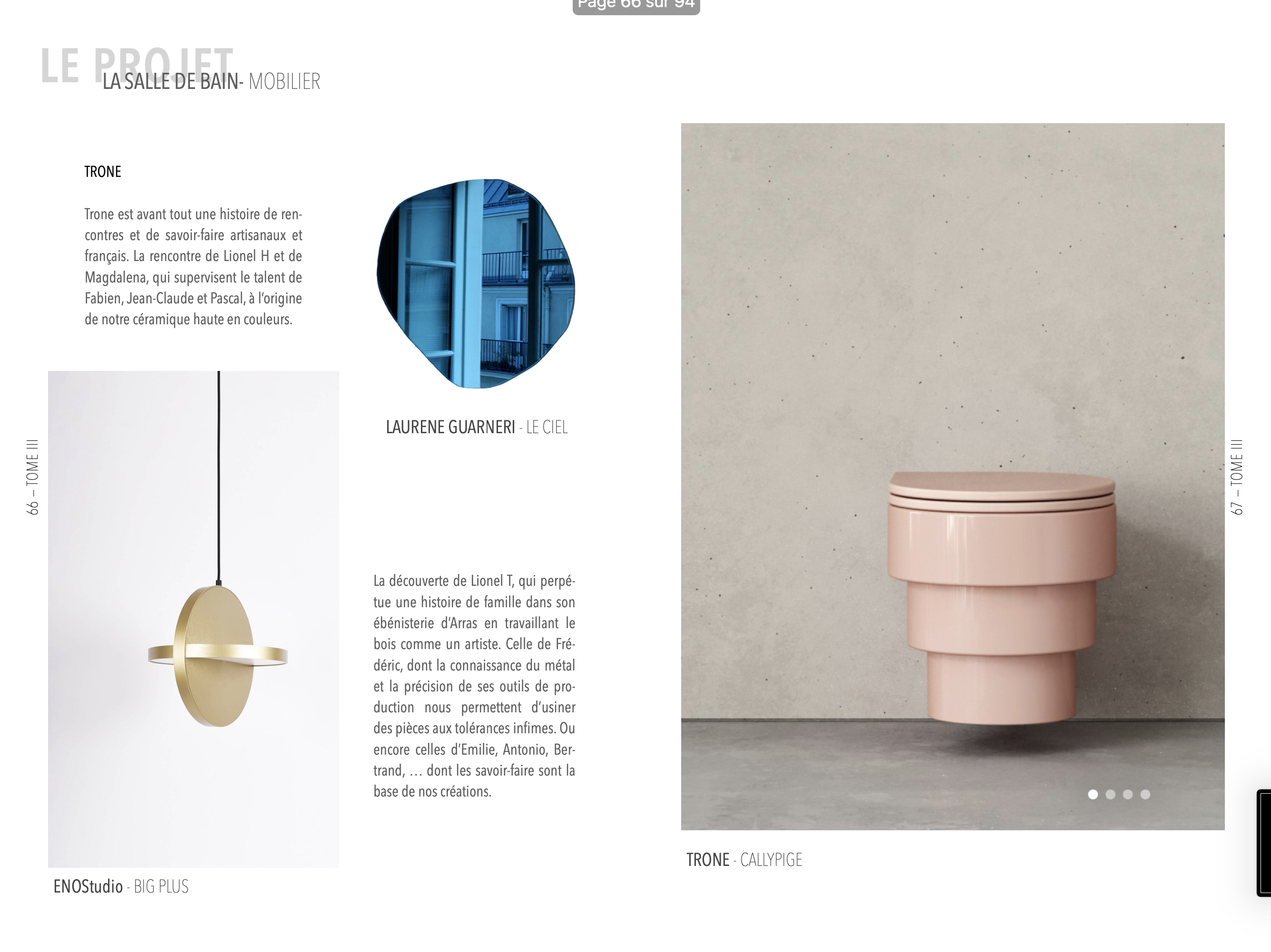 Description du mobilier de la salle de bain